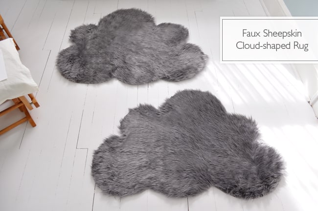Artificial sheepskin cloud blanket