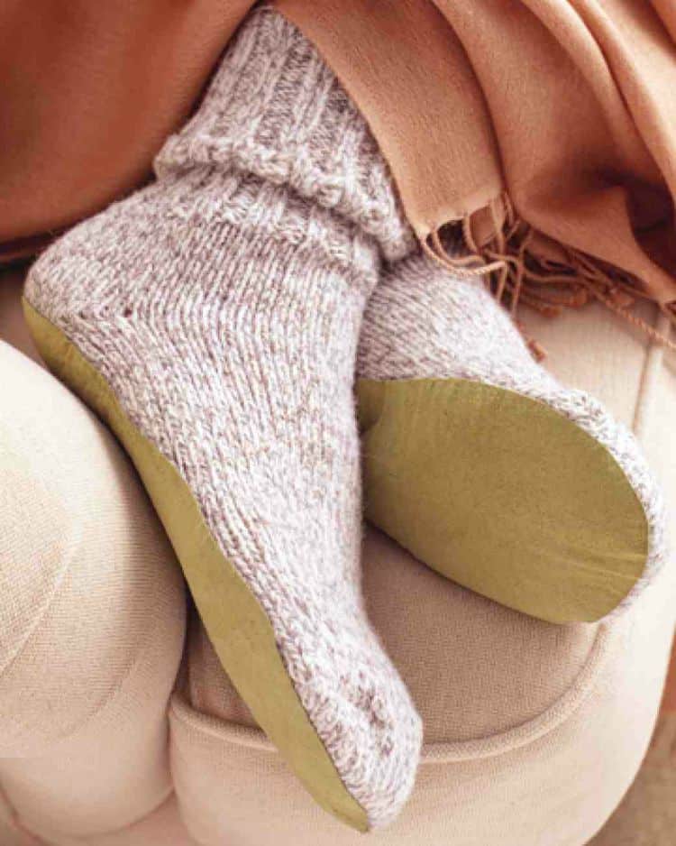 seamless slipper socks