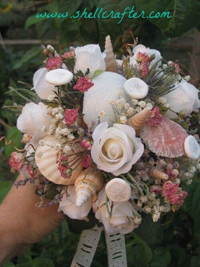 DIY Shell Bouquet