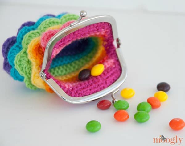 Rainbow Ruffle Wallet