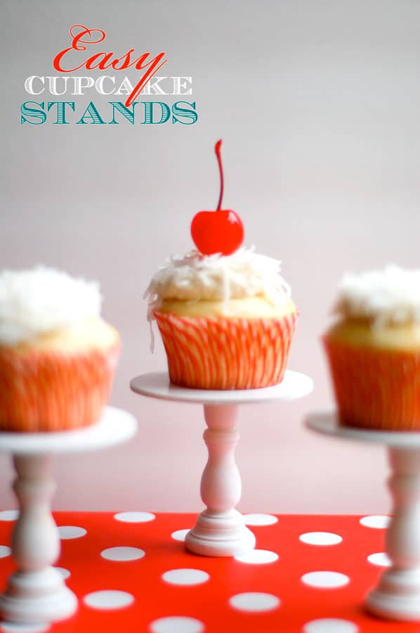 Easy Cupcake Stand
