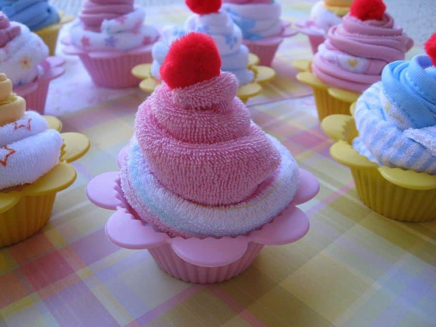 Towel Cupcakes