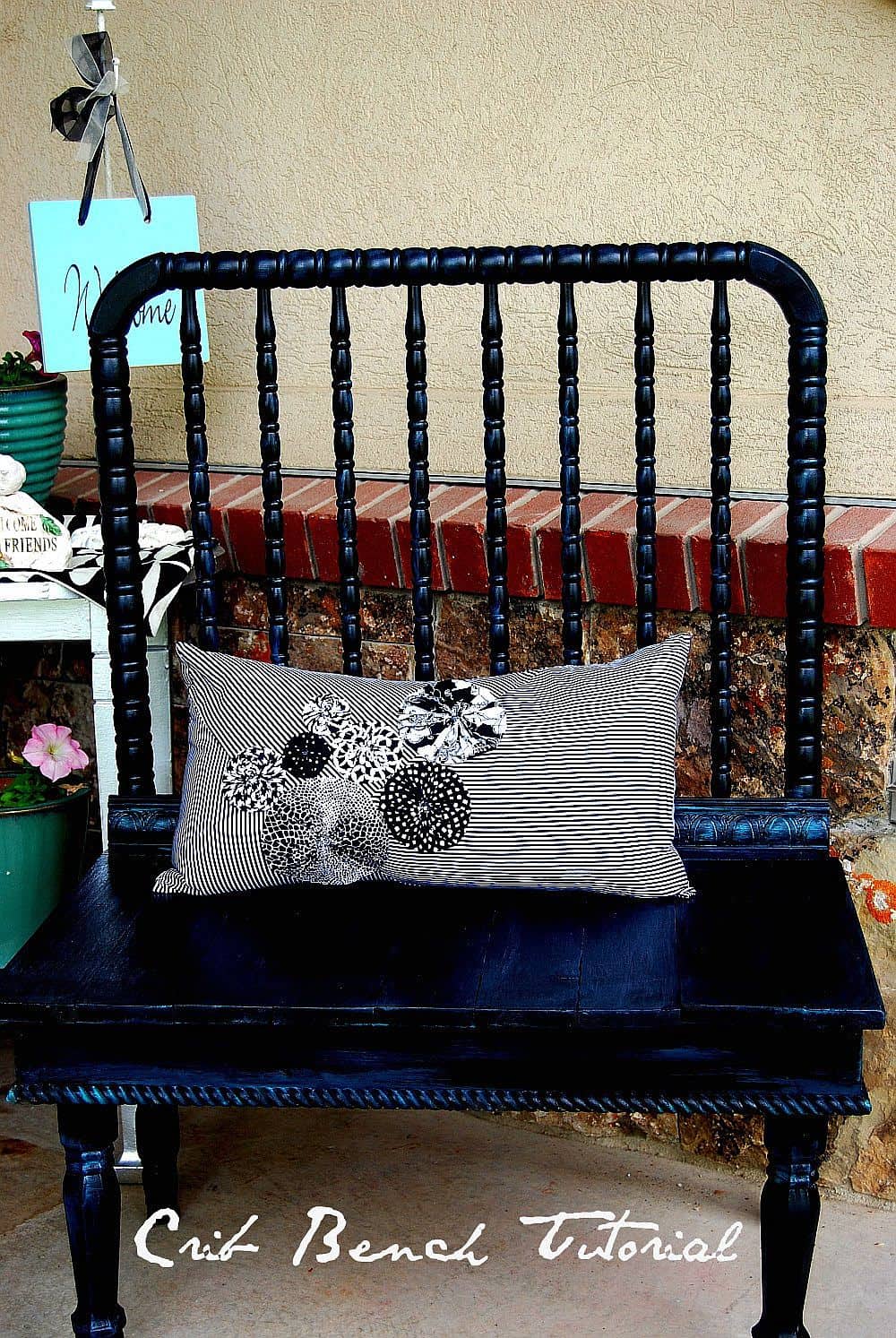 garden bench for crib