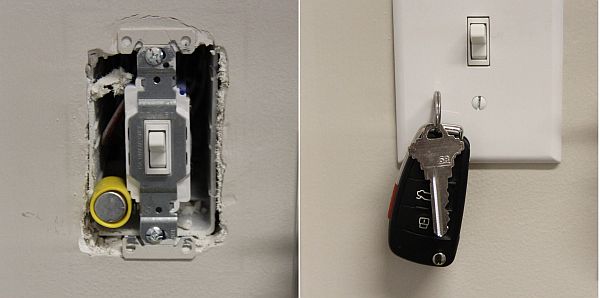 Magnetic light switch