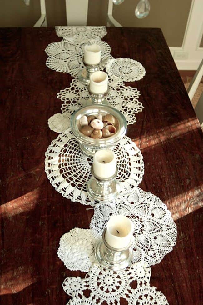 Classic Lace Doily Tablecloth