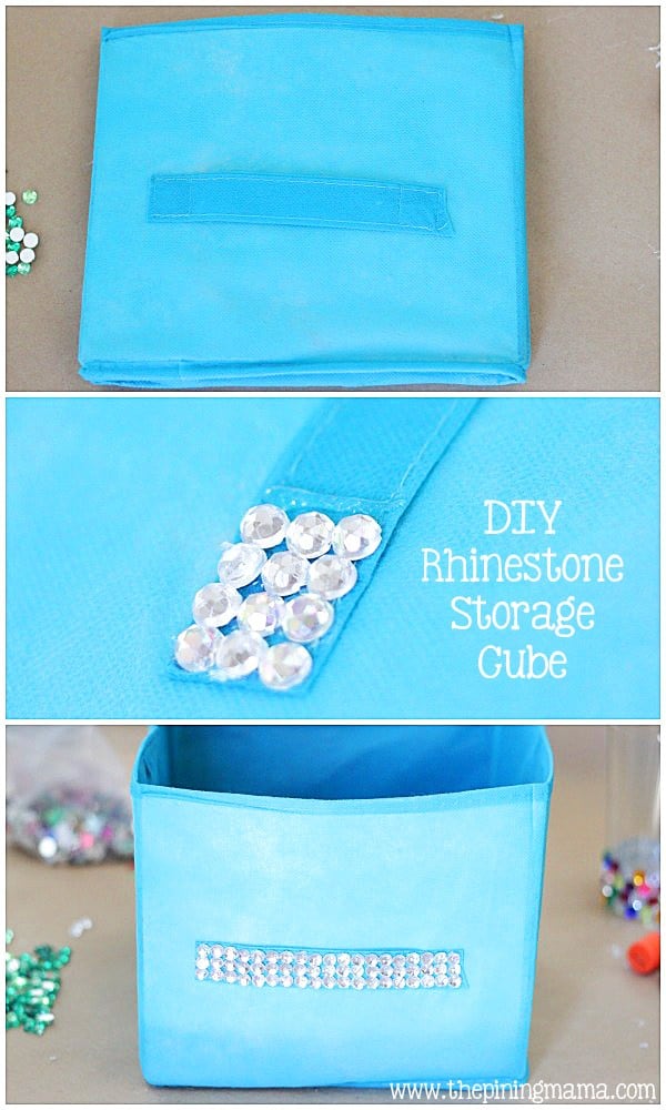 Rhinestone Storage Cube