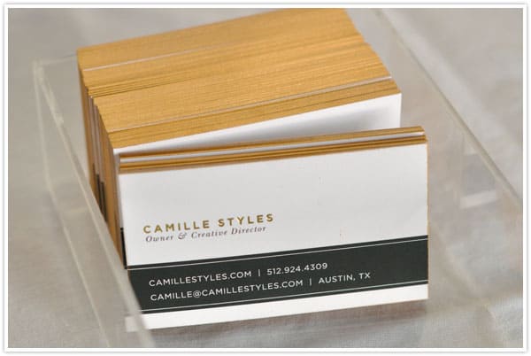 Gold Plated Business Cards