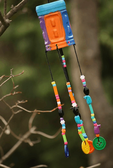 beaded wind chimes
