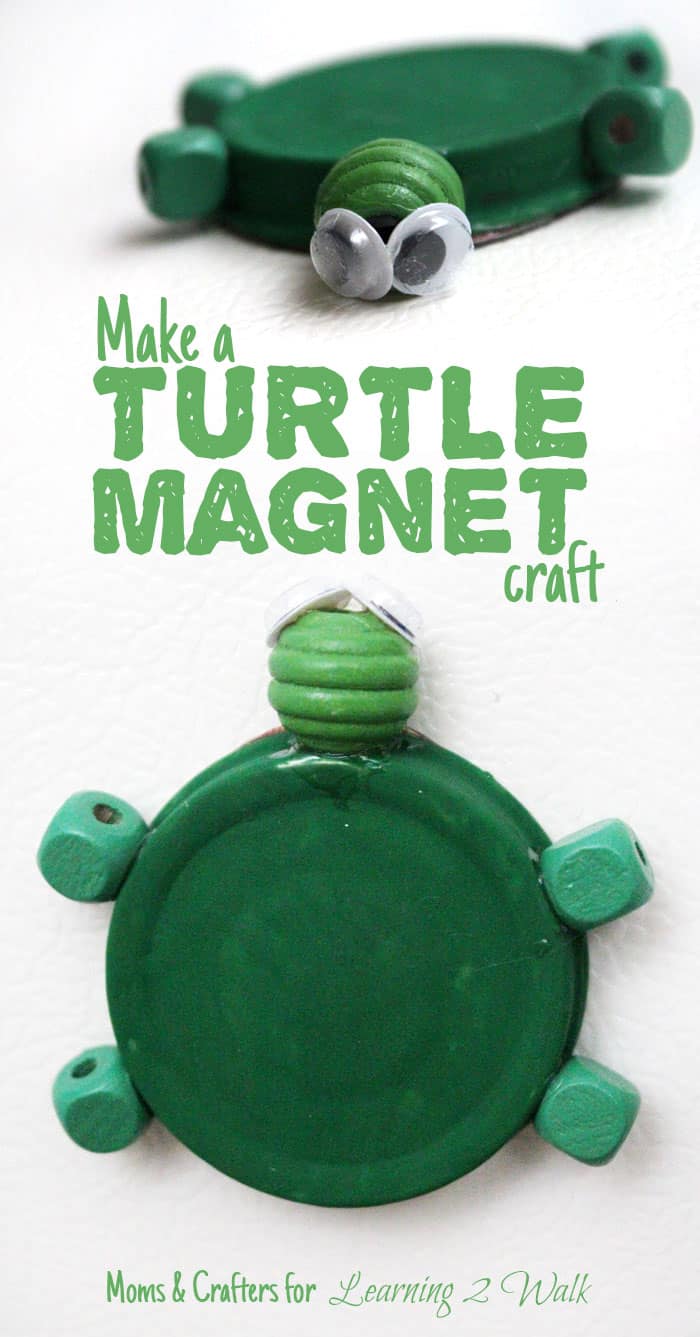 Turtle magnet with bead function