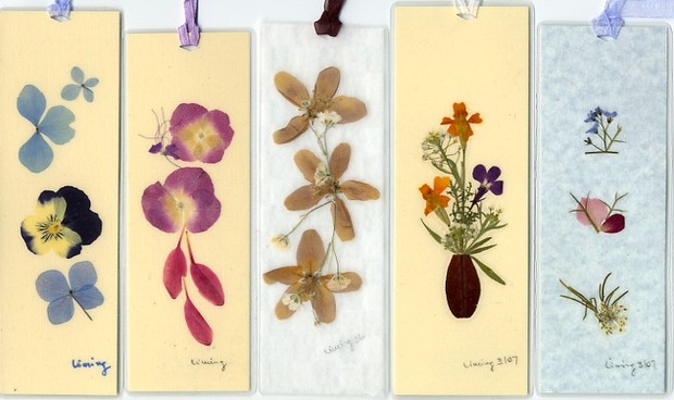 Paper and Embossed Bookmarks