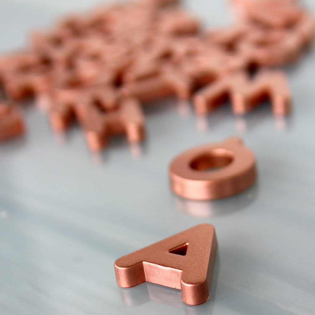copper refrigerator magnet