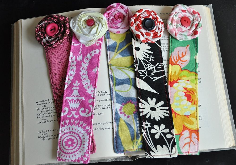fabric bookmark