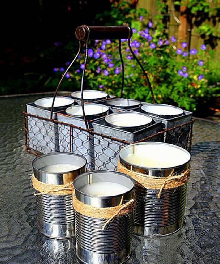 Tin Can Citronella Candles