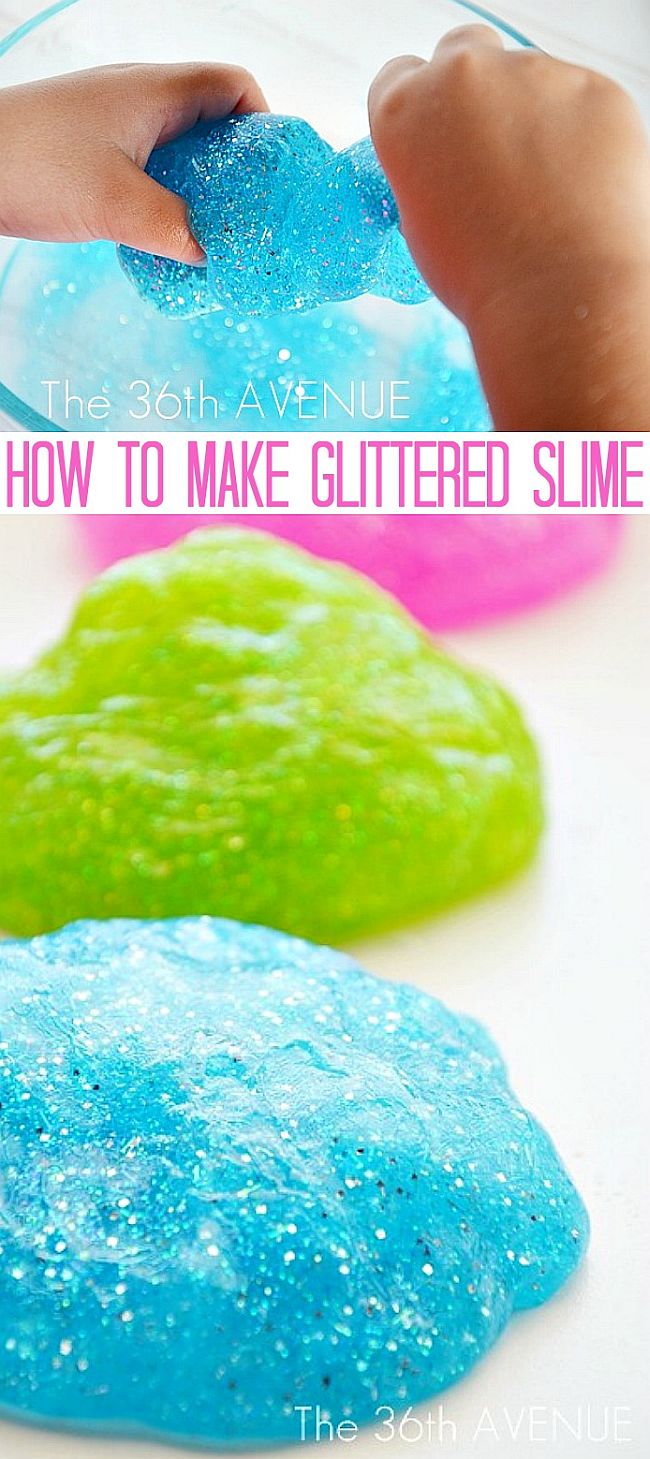 Glitter Slime Party Favor