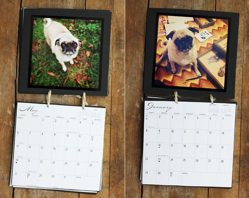 Simple DIY Calendar with Your Own Pictures