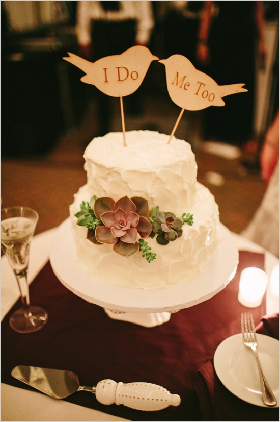 Paper Bird Wedding Cake Topper