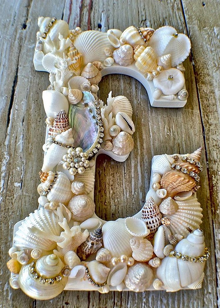 Shell Letters 7 Decorating Ideas to Bring the Beach Home
