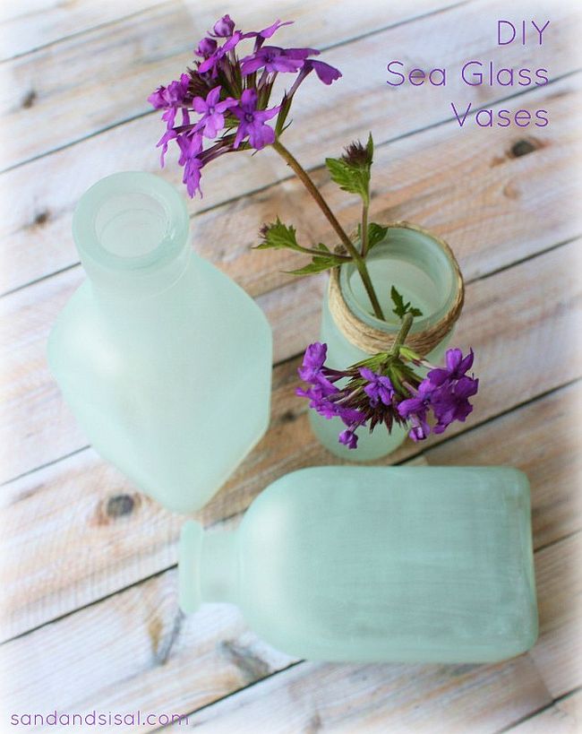 DIY Glass Sea Vase