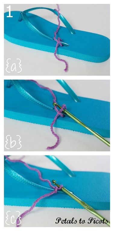Crochet Flip-Flops Tutorial