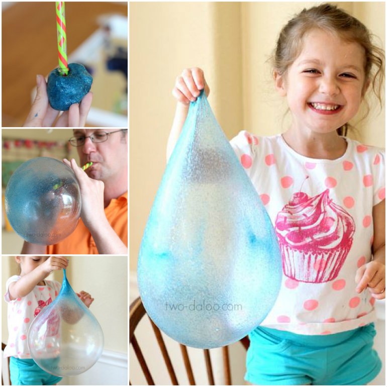 Giant Reusable Bubbles - wonderfuldiy