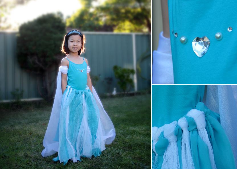 DIY Frozen Dress wonderdiy Wonderful DIY no Sewing Frozen Elsas Dress
