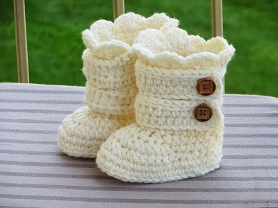 Crochet Snow Boots Pattern - wonderfuldiy3