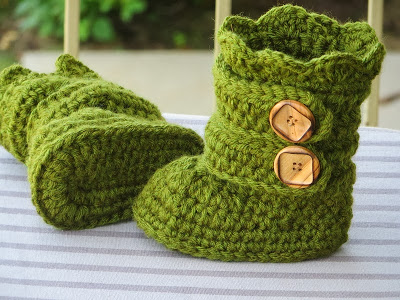 Crochet Snow Boots Pattern - wonderfuldiy4