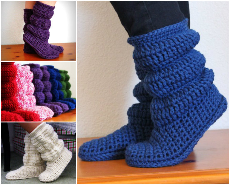 Crochet HollyDoll Comfort SlippersDIY Crochet Hollydoll Slippers