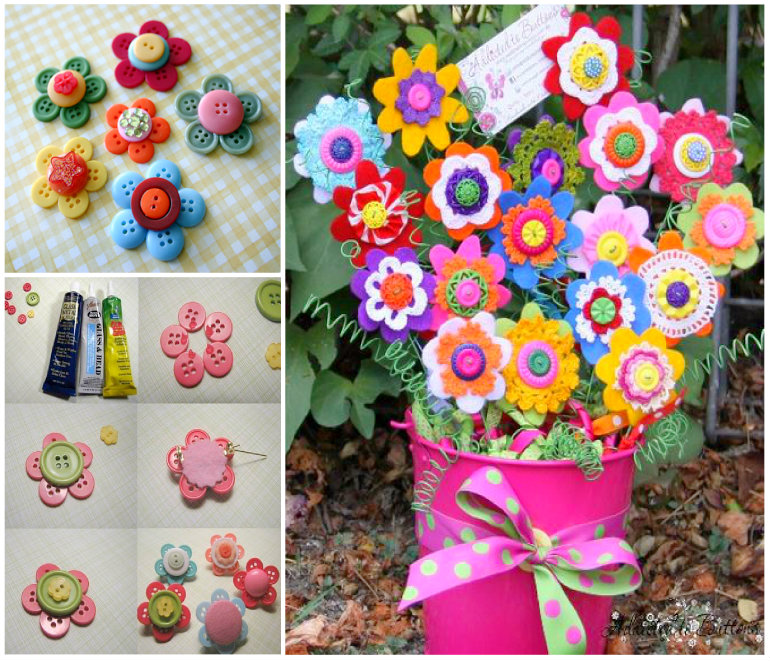 Button-Flowers-wonderfuldiy