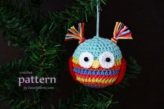 Christmas Ball Owl 1-570
