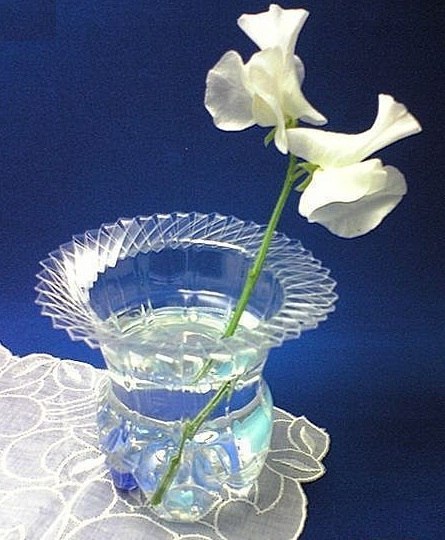 Plastic bottle to vase-1