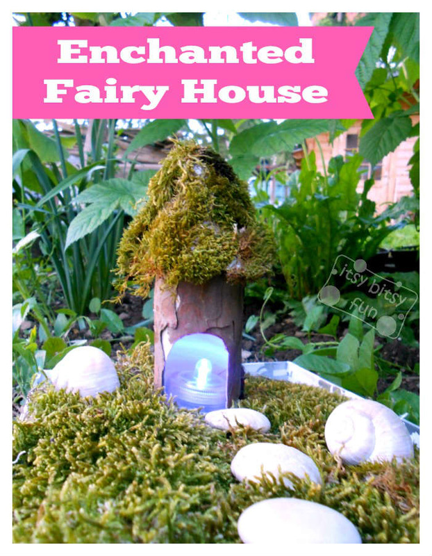 Scroll Fairy House Magic Cardboard Tube Fairy House