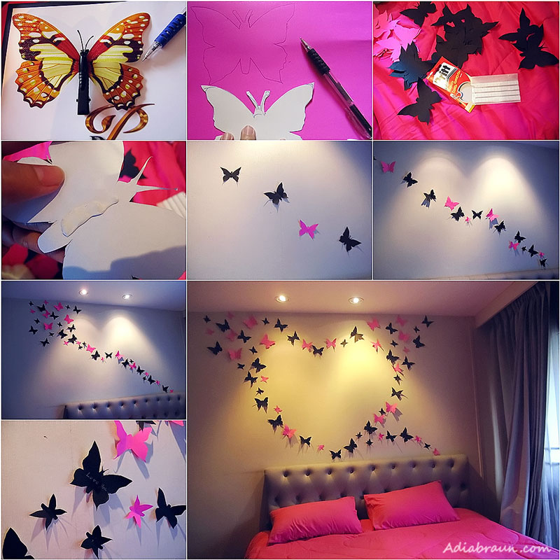 How To DIY Butterfly Wall Decor Wonderful DIY Magical Floating Butterfly Lantern