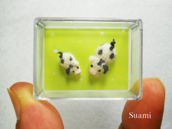 Crochet Delicate Miniature Cow