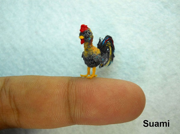 Crochet Delicate Miniature Animals from Japanese Artist 10