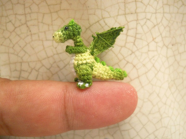 Crochet Delicate Miniature Animals from Japanese Artist 19