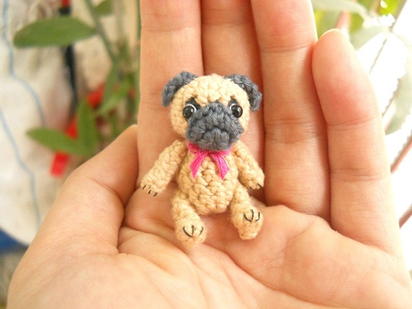 Crochet Delicate Miniature Animals from Japanese Artist 20