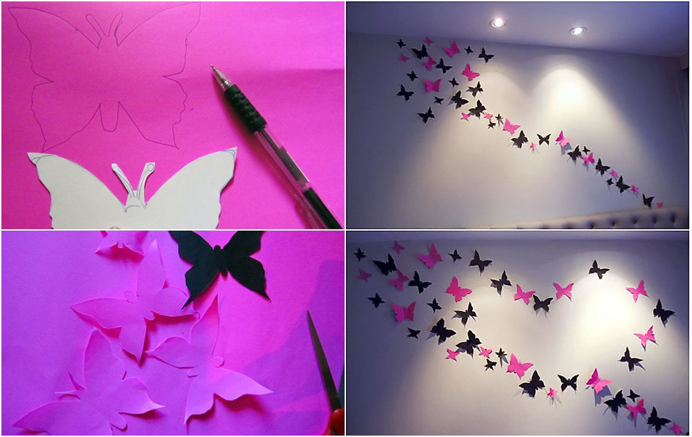 Paper Butterfly Wall Art