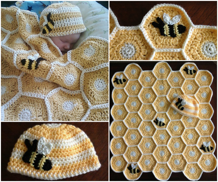 Baby Blanket and Hat Set Fabulous DIY Crochet Baby Blanket and Hat Set