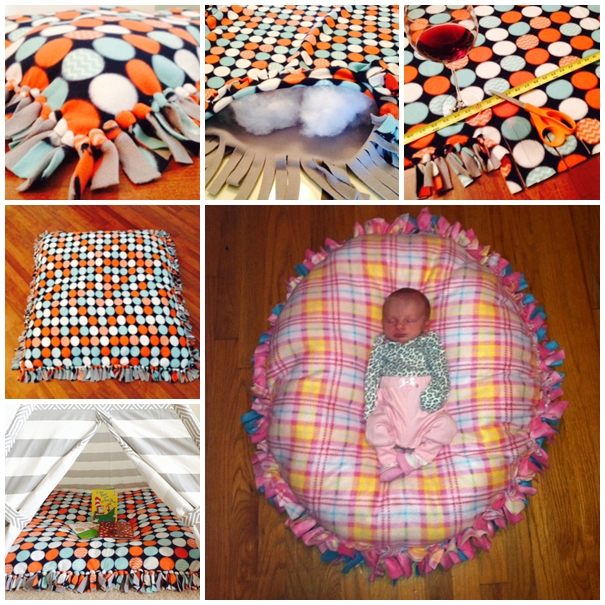 Floor Pillow Free Sew F Fantastic DIY Colorful Handmade Rag Rug