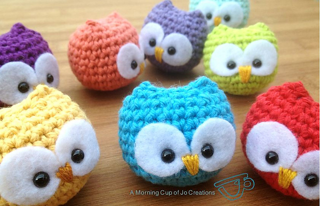 Crochet Little Owl Ornament