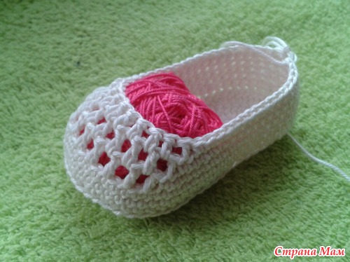 Crochet Tie Baby Shoes 09