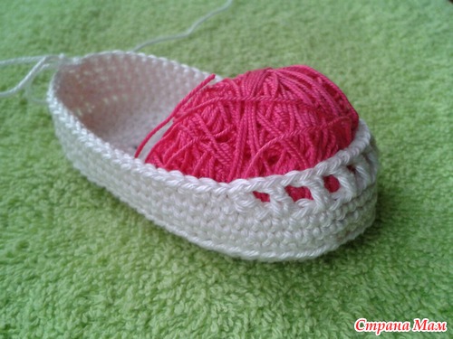 Crochet Tie Baby Shoes 06