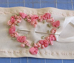 Romantic Ribbon Embroidery Roses8