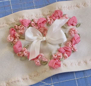 Romantic Ribbon Embroidery Roses9