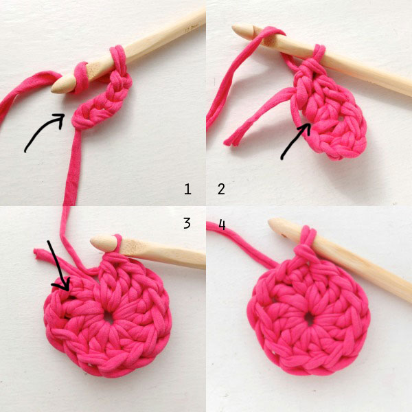 Crochet Heart Storage Basket 12
