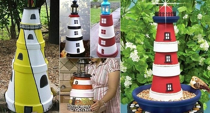 Garden Terracotta Lighthouse How to Make a Terracotta Lighthouse