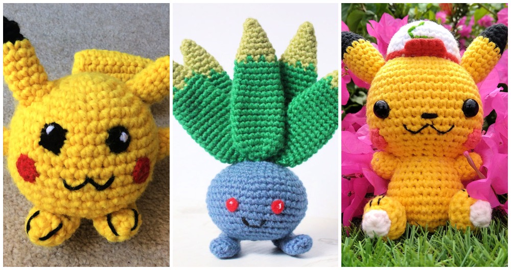18 Free Crochet Pokemon Patterns ⋆ DIY Crafts