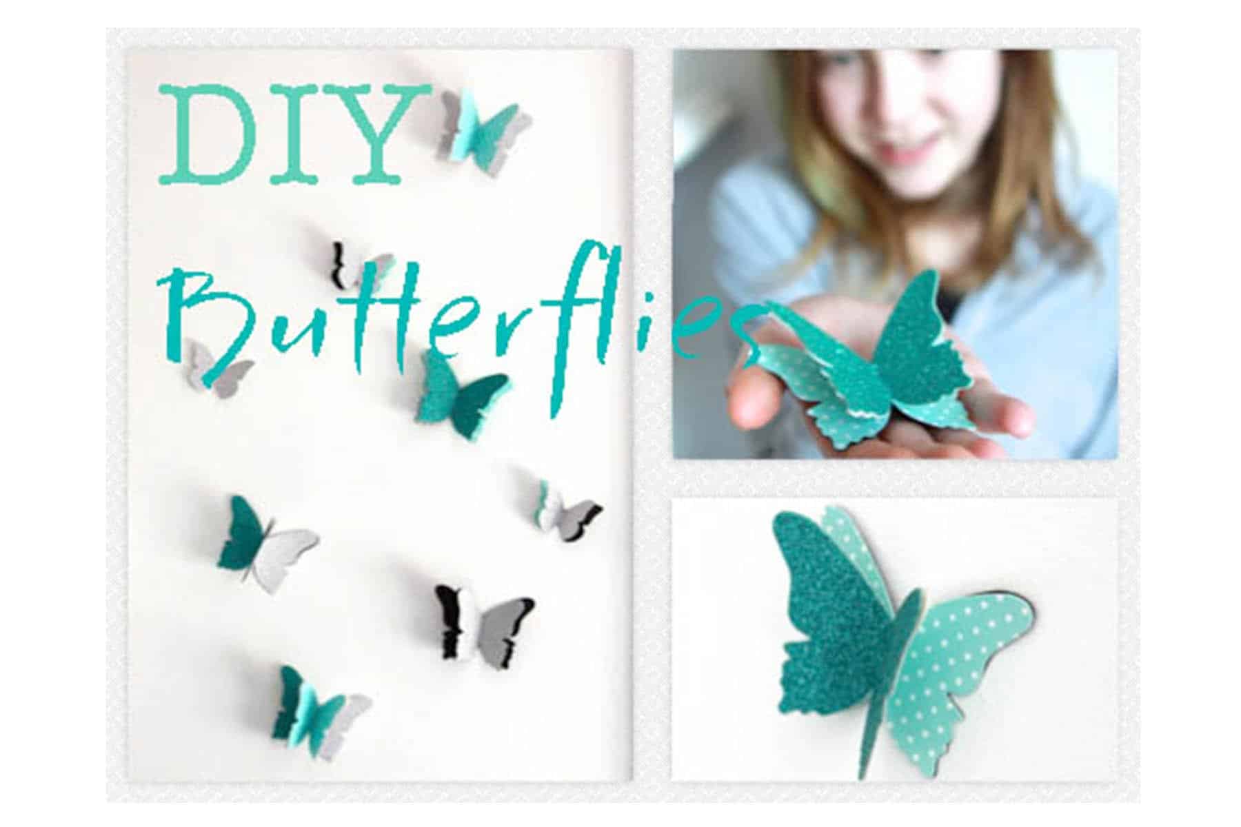 Adorable DIY Butterfly Decoration Project
