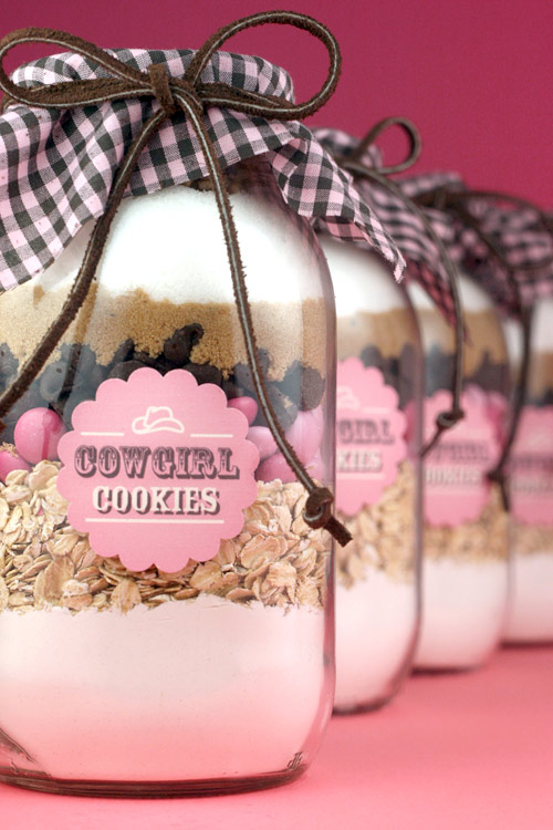 Cowgirl Cookie DIY Jar Gift Jar Smart DIY gifts for all the special women in your life